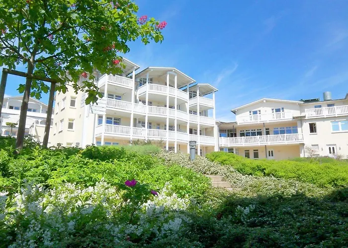 Balkon, gratis Nutzung vom AHOI Erlebnisbad und Sauna in Sellin- Meeresblick FeWo 59 Goehren (Ruegen)
