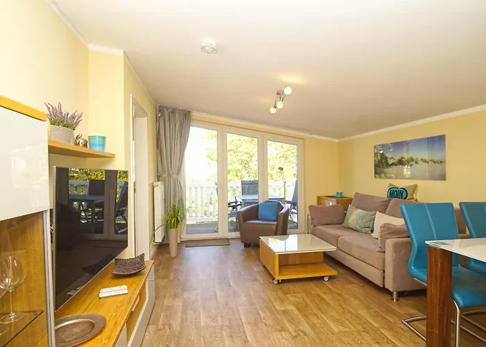 Apartment Balkon, gratis Nutzung vom AHOI Erlebnisbad und Sauna in Sellin- Meeresblick FeWo 59